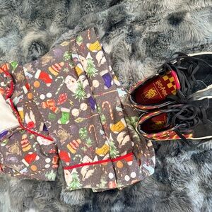 Gryffindor Vans 13 Kids & festive harry potter 7/8 Pajama Set